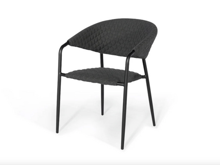 Chaise d'extérieur design PEBBLE (lot de 2) – Empilable