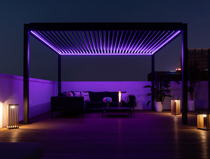 <h2>pergolas with LED lights</h2>
