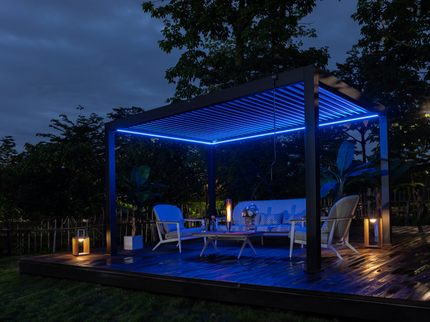 Pergola LITE - Pergola en aluminium avec éclairage LED